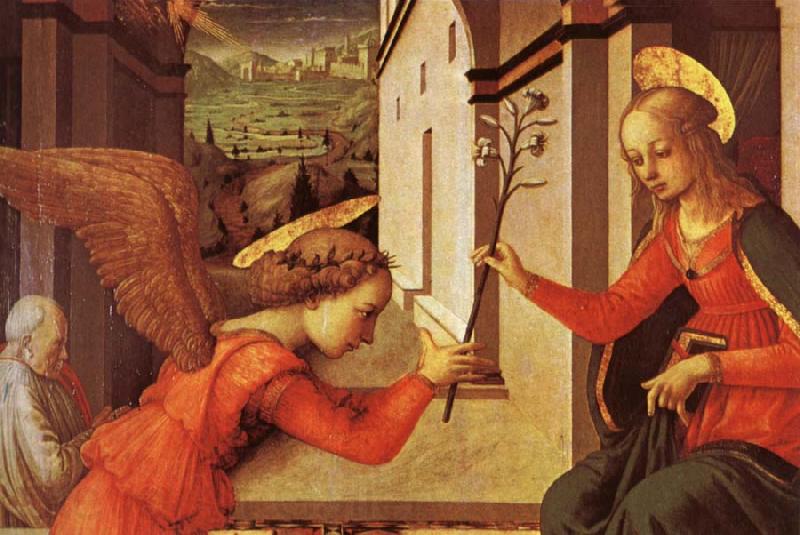 Fra Filippo Lippi The Annunciation Germany oil painting art